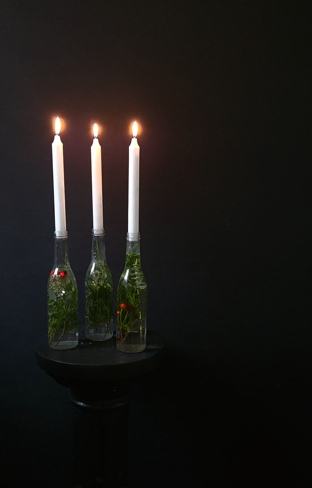 Winter Botanical Candles